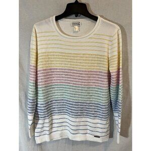 Collection L Women’s Medium (size 10) White Knit Sweater